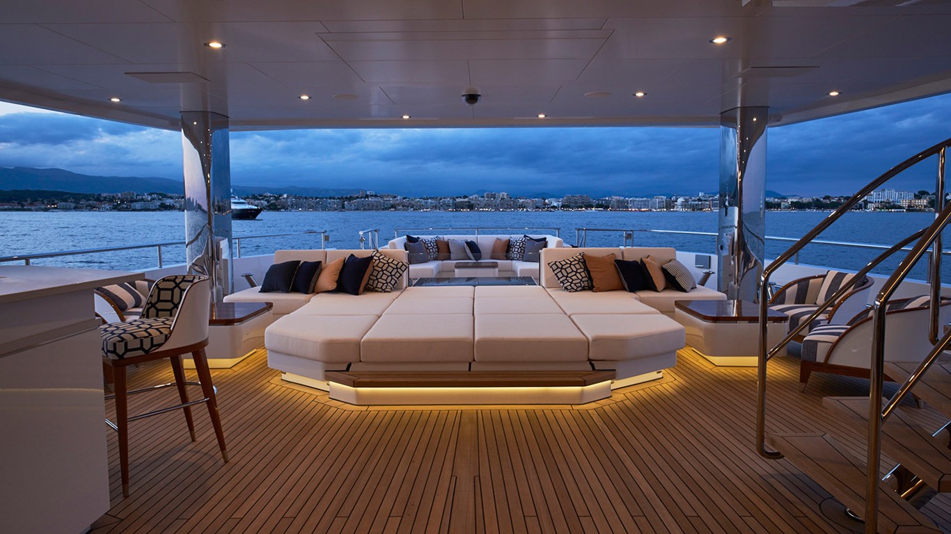 Yacht JOY Deck Detail - Copyright Feadship
